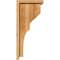 Ekena Millwork Monterey Rough Sawn Corbel w/Backplate, Western Red Cedar, 8"W x 10"D x 22"H COR08X10X22MON01RWR - alternate 4